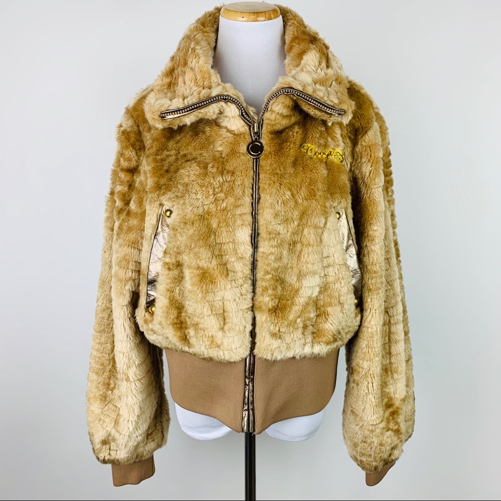 Vintage COOGI Faux Fur Coat Sz XLarge
